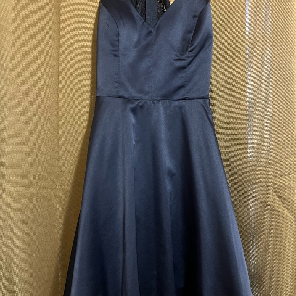 Elegant Black Halter Dress